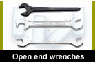 Single and double open end wrenches 